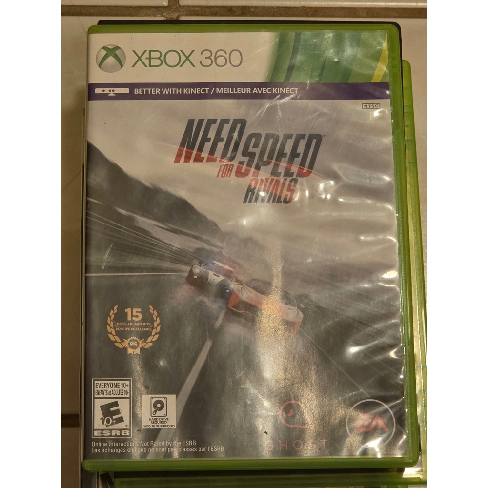 Need for Speed Rivals Xbox 360 EA Ghost Games Racing NTSC Kinect Enhanced